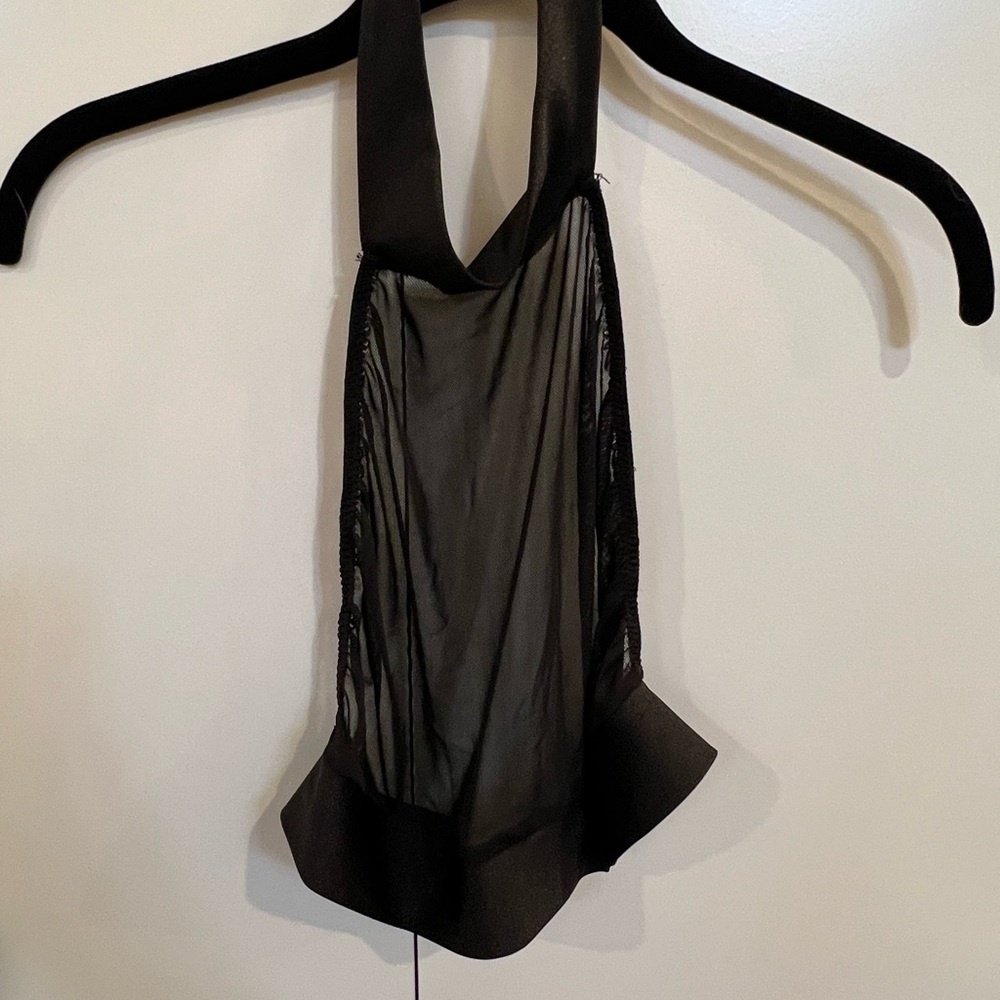 Iheartraves mesh halter top